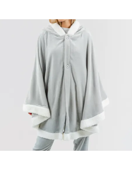 Manta com mangas lisa