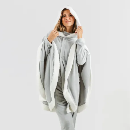 Manta com mangas lisa