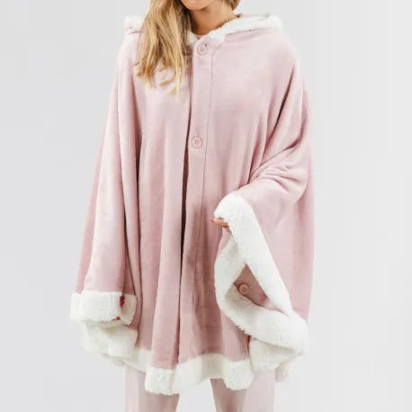 Manta com mangas lisa