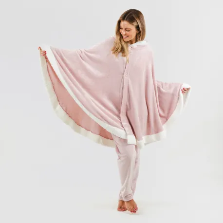 Manta com mangas lisa