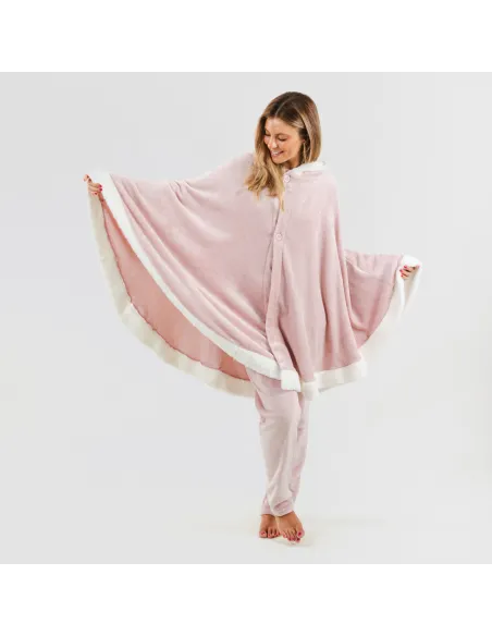 Manta com mangas lisa