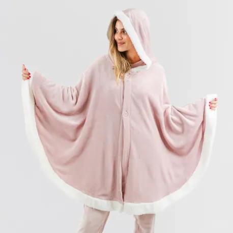 Manta com mangas lisa