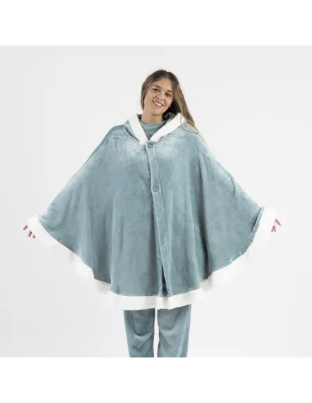 Manta com mangas lisa