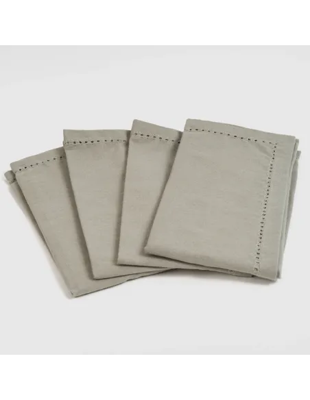 Conjunto 4 guardanapos lisos Conjunto 4 guardanapos lisos