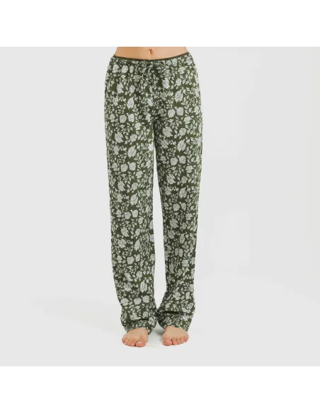 Pijama algodão Mozarabe verde