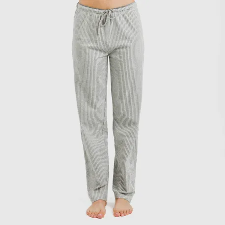 Pijama algodão Raya Chuck cinza misto