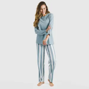 Pijama algodão Raya Elvis azul indigo 2