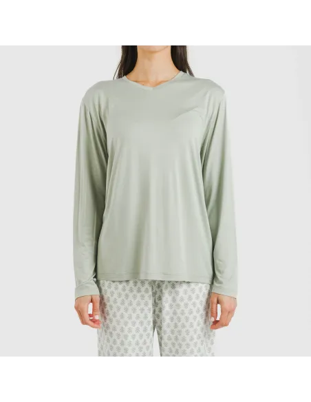 Pijama mulher soft Remo verde