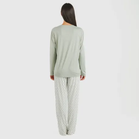 Pijama mulher soft Remo verde