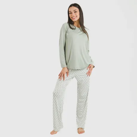 Pijama mulher soft Remo verde
