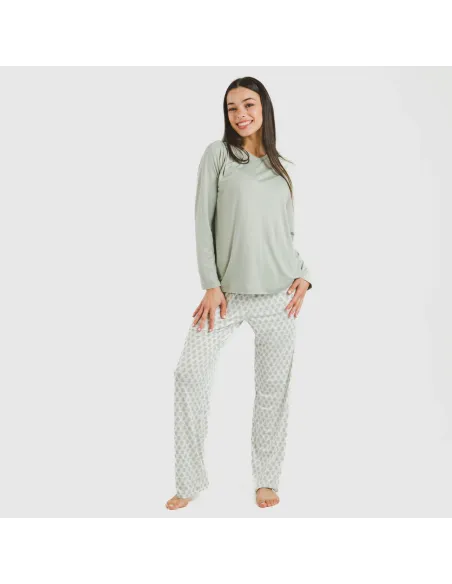 Pijama mulher soft Remo verde