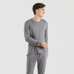Pijama comprido viscosa homem liso