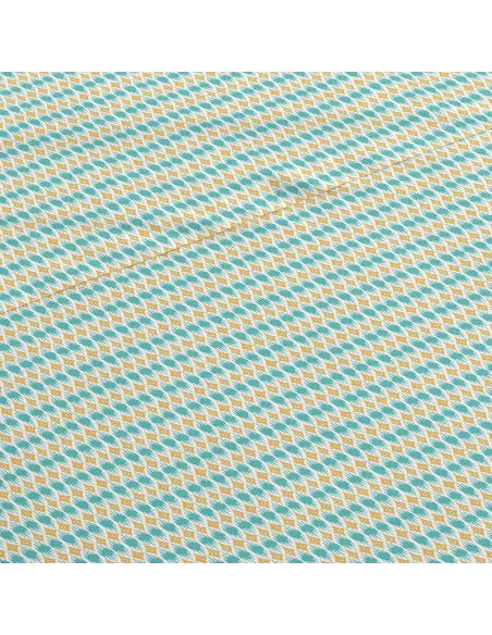 Jogo de lençóis algodão Denalia água marinha