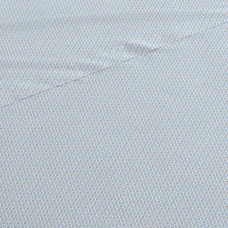 Jogo de lençóis algodão Sassy azul indigo