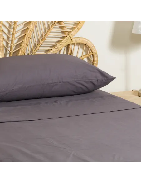 Jogo de lençóis algodão percal lisos