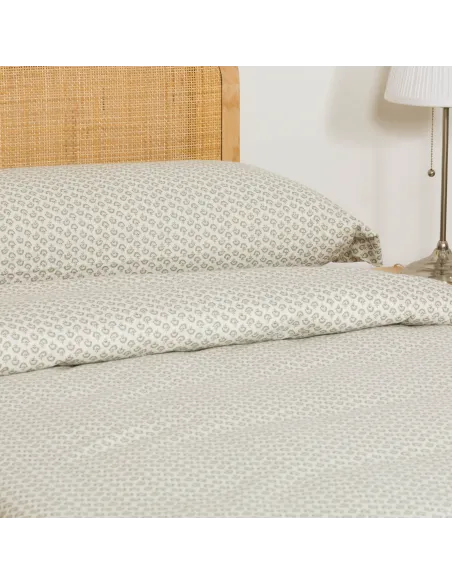 Capa de edredão flanela Diana verde tiffany Capa de edredão flanela Diana verde tiffany