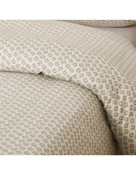 Capa de edredão flanela Diana verde tiffany Capa de edredão flanela Diana verde tiffany