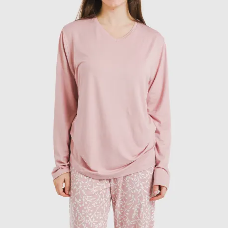 Pijama mulher soft Lauri rosa