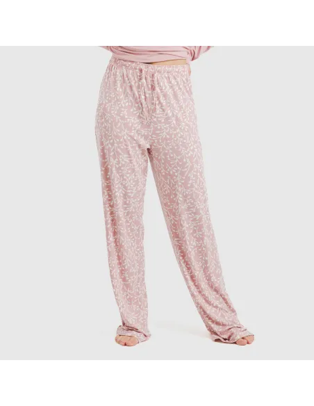 Pijama mulher soft Lauri rosa