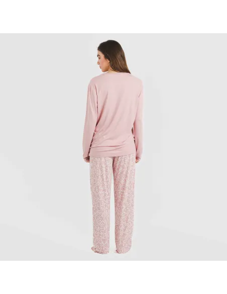 Pijama mulher soft Lauri rosa