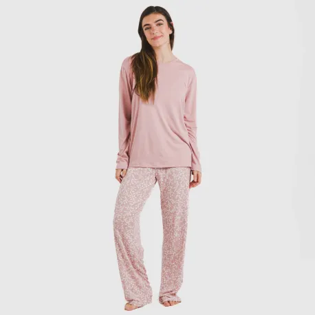 Pijama mulher soft Lauri rosa