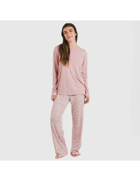 Pijama mulher soft Lauri rosa