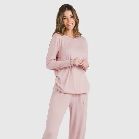 Pijama mulher soft liso