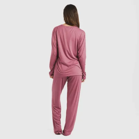 Pijama mulher soft liso