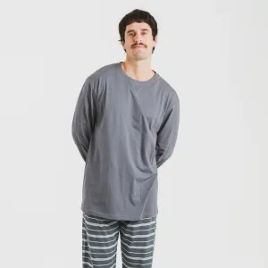 Pijama algodão homem Raya Gastur azul indigo 2