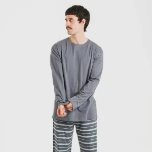 Pijama algodão homem Raya Gastur azul indigo