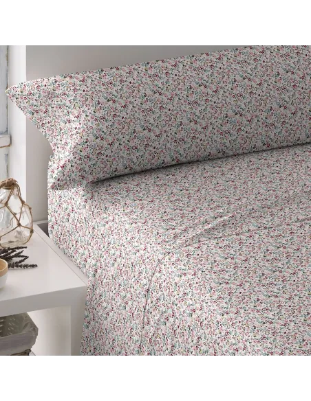 Jogo de lençóis algodão Alda rosa