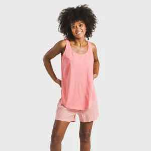 Pijama curto algodão Sassy coral 2