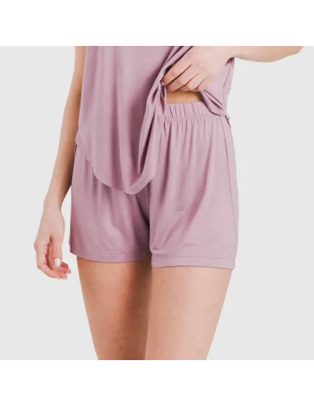 Pijama alças mulher viscosa liso Pijama alças mulher viscosa liso