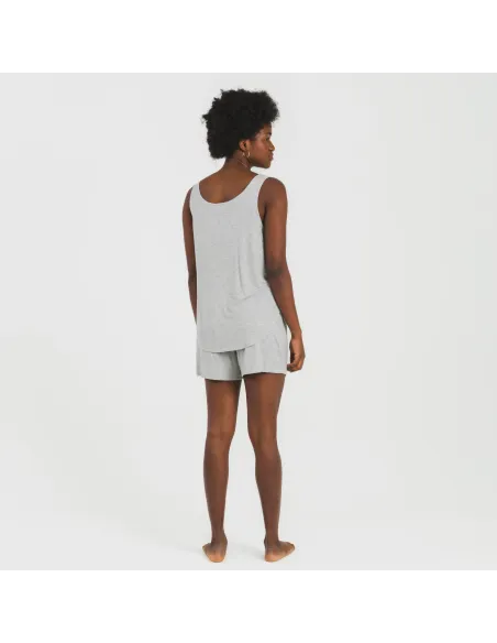 Pijama alças mulher viscosa liso Pijama alças mulher viscosa liso