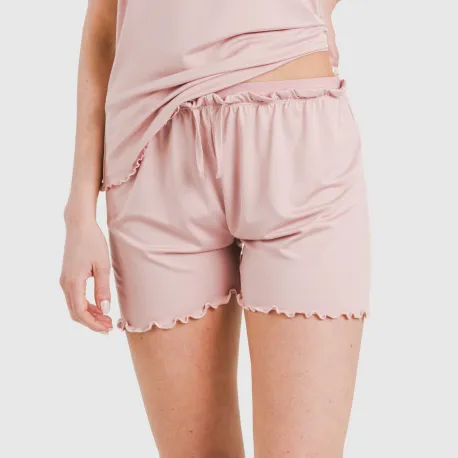 Pijama alças mulher soft liso