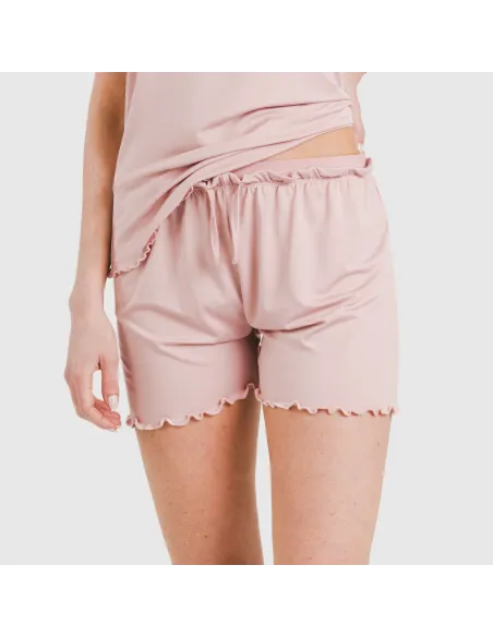 Pijama alças mulher soft liso