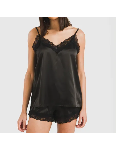 Pijama alças mulher Saten Friday liso Pijama alças mulher Saten Friday liso