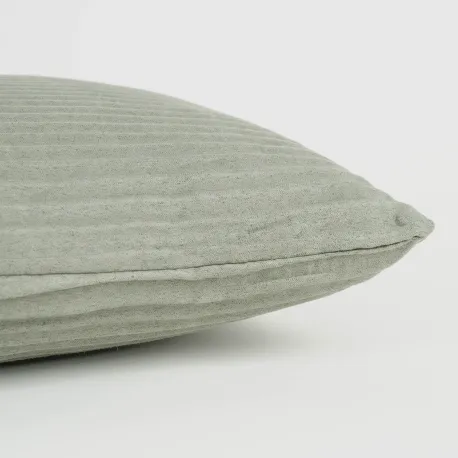 Almofada retangula 30x50 New Ondas camurça Ante lisa