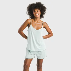 Pijama alças mulher soft Banita azul celeste