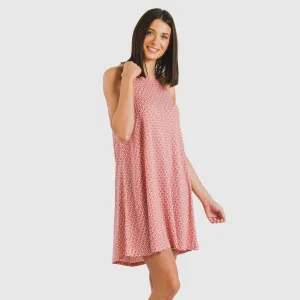 Vestido curto alças crepe Leonor marsala 2