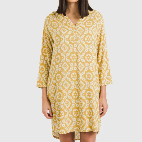 Túnica viscosa Eugenia ocre