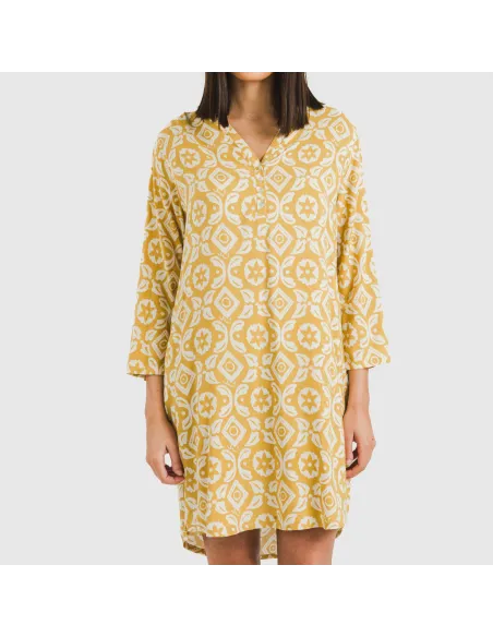 Túnica viscosa Eugenia ocre Túnica viscosa Eugenia ocre