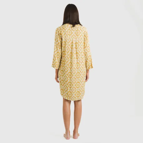 Túnica viscosa Eugenia ocre