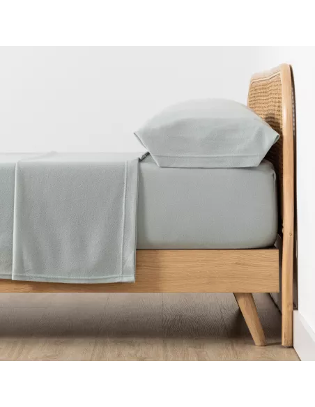 Jogo de lençóis térmicos lisos