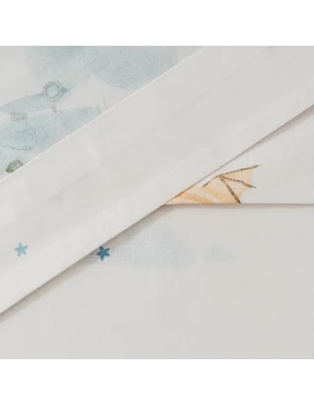 Jogo de lençóis algodão Mushie cama bebé