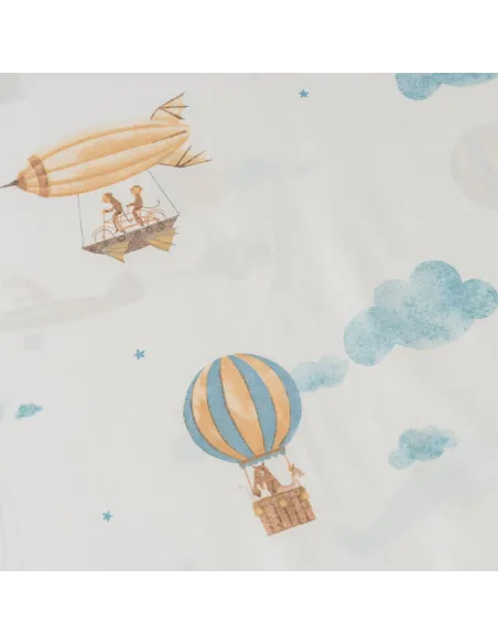 Jogo de lençóis algodão Mushie cama bebé