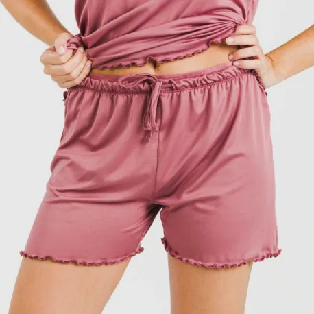 Pijama alças mulher soft liso