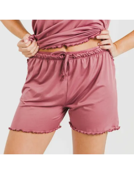 Pijama alças mulher soft liso