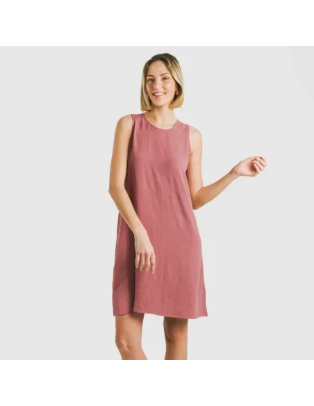 Vestido curto alças bambula liso Vestido curto alças bambula liso