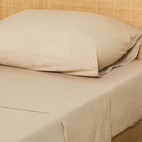 Jogo de lençóis algodão lisos